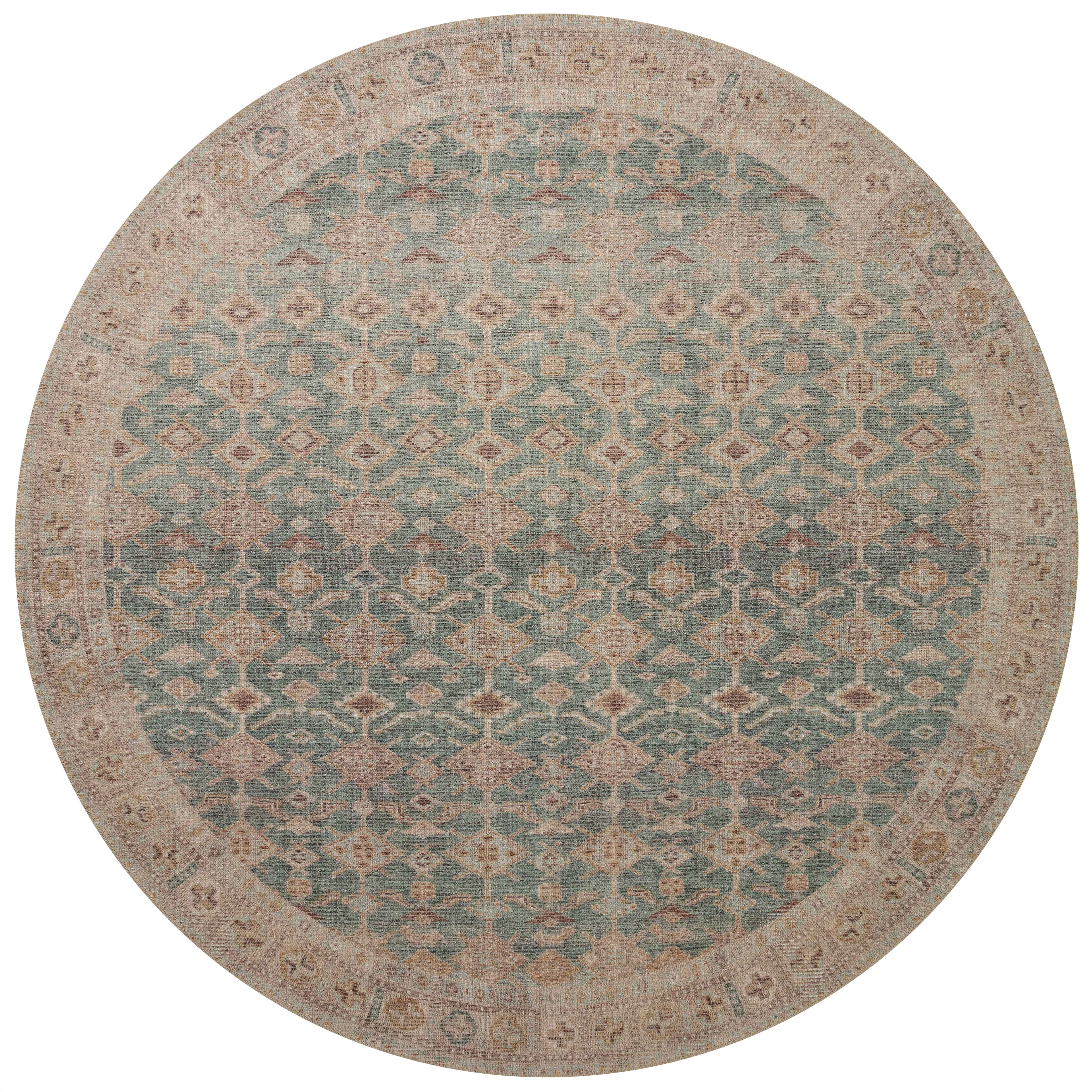 Angela Rose x Loloi Aubrey Aqua / Sand Rug 0-RUGS Loloi