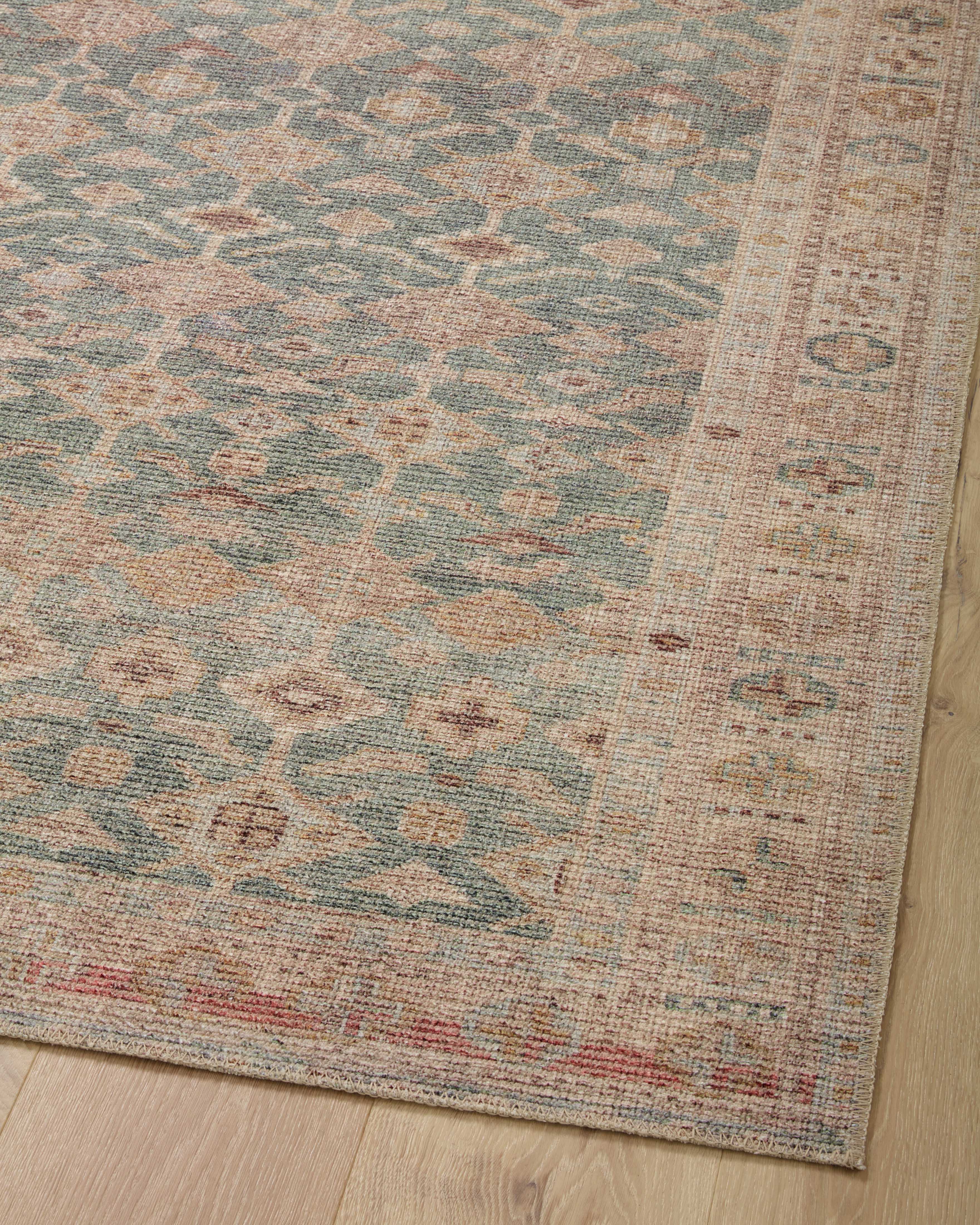 Angela Rose x Loloi Aubrey Aqua / Sand Rug 0-RUGS Loloi