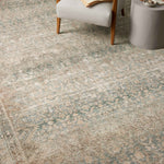 Angela Rose x Loloi Aubrey Jade/ Natural Rug 0-RUGS Loloi
