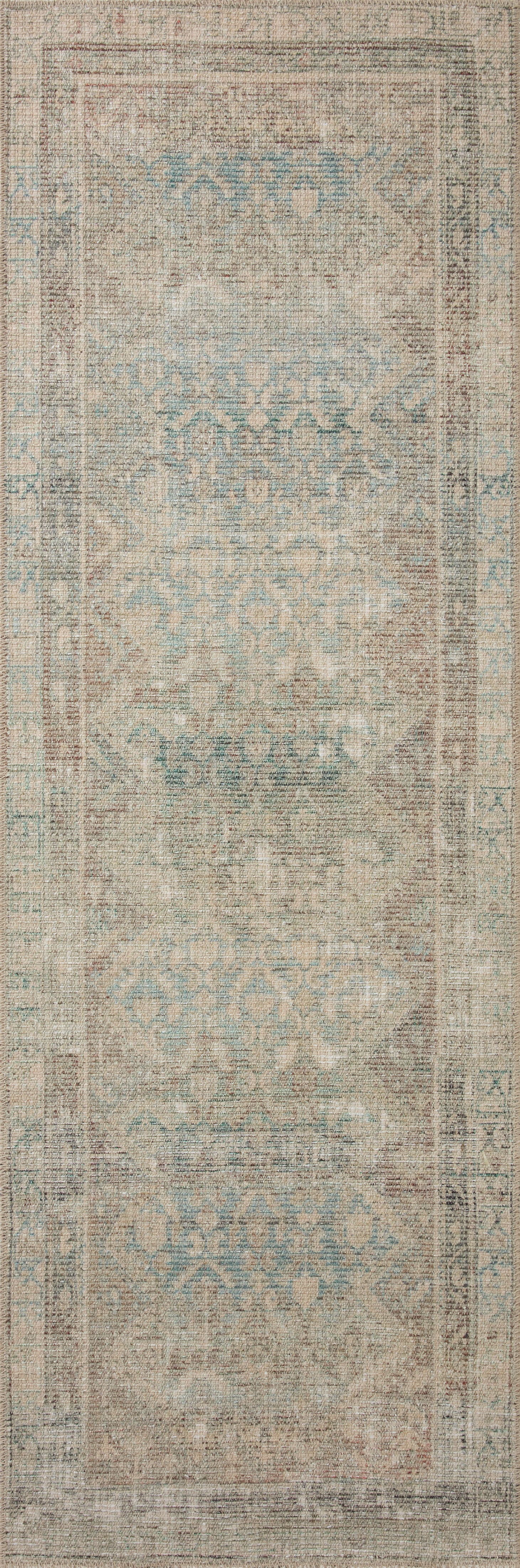 Angela Rose x Loloi Aubrey Jade/ Natural Rug 0-RUGS Loloi