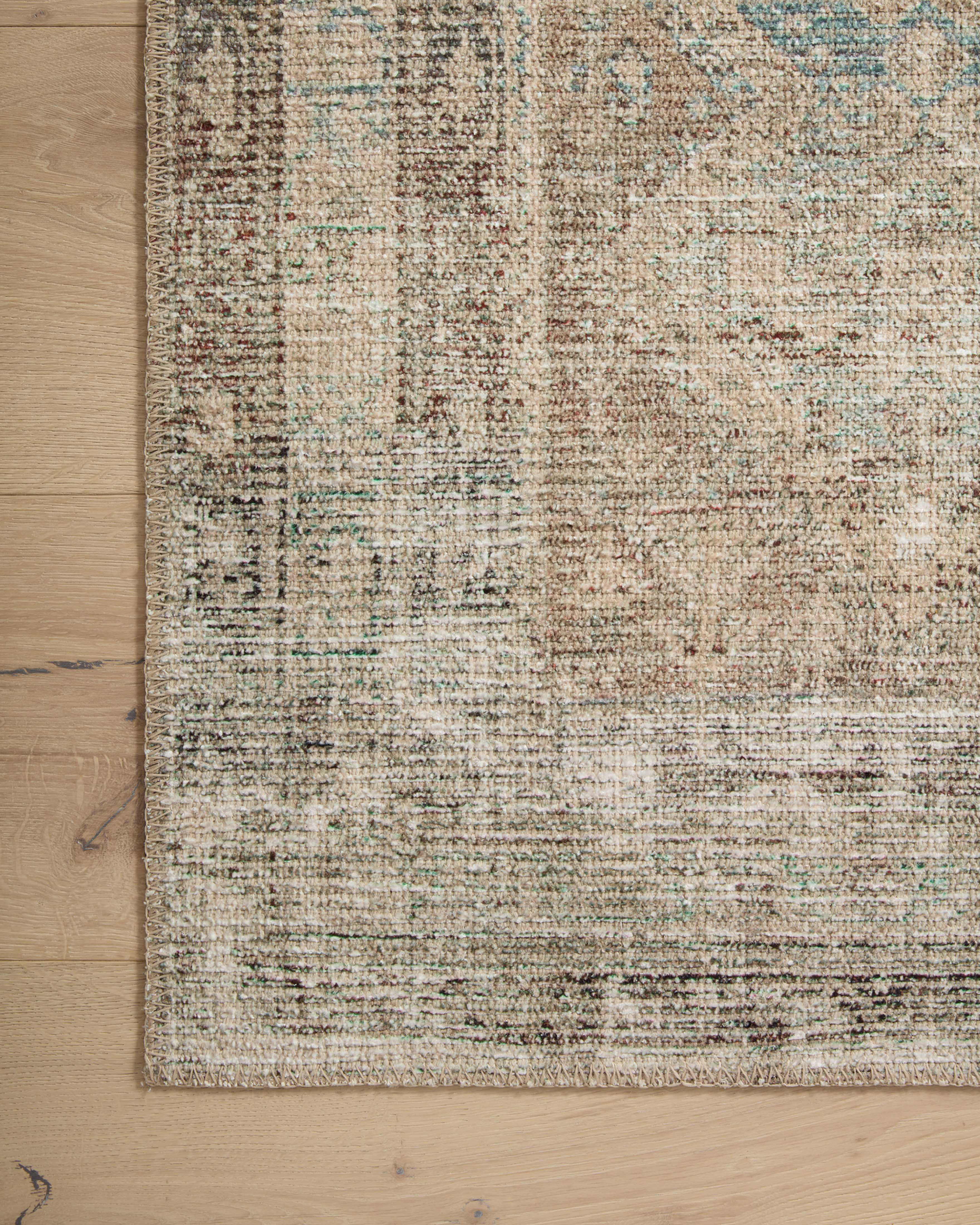 Angela Rose x Loloi Aubrey Jade/ Natural Rug 0-RUGS Loloi