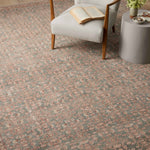 Angela Rose x Loloi Aubrey Blue/ Terracotta Rug 0-RUGS Loloi