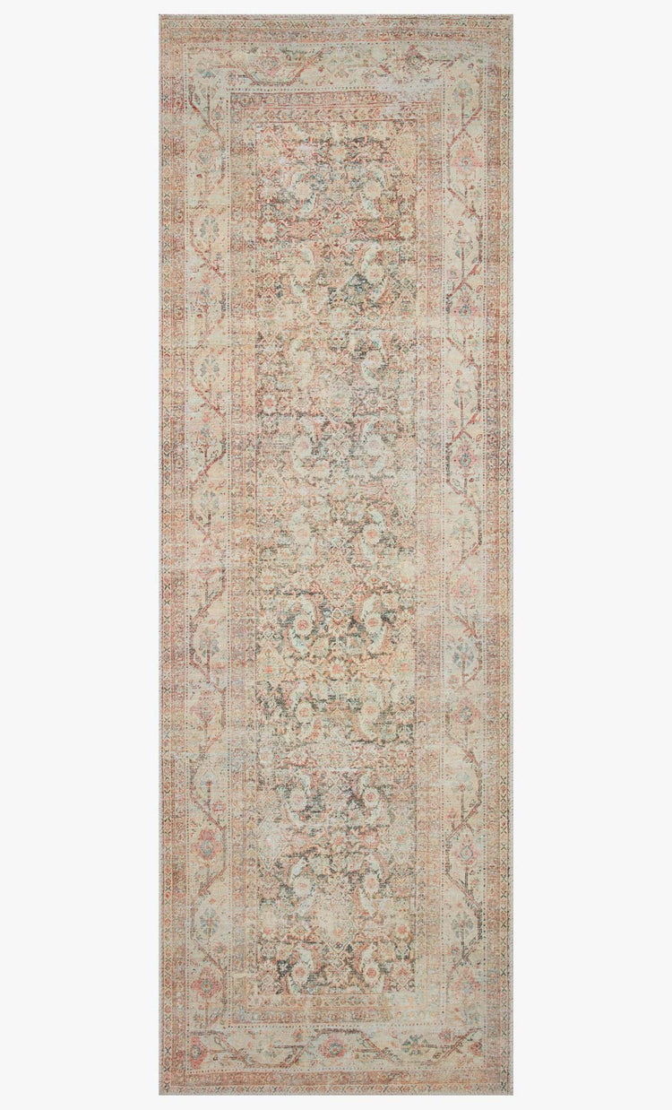 Loloi Adrian Natural / Apricot Rug 1-RUGS-patterned Loloi