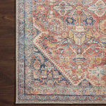 Loloi Adrian Rust / Denim Rug 2-RUGS-patterned Loloi
