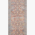 Loloi Adrian Rust / Denim Rug 2-RUGS-patterned Loloi