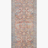 Loloi Adrian Rust / Denim Rug 2-RUGS-patterned Loloi