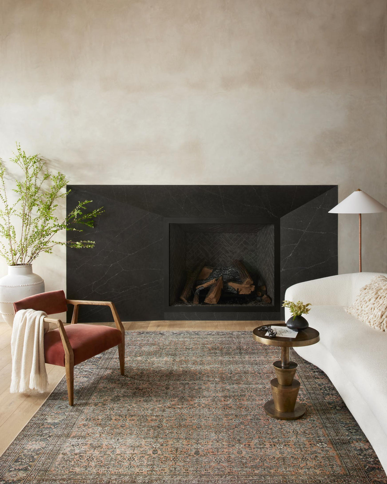 OVERSTOCK RUG - Loloi Adrian Terracotta / Multi Rug - 2'6" x 7'6" IN STORE - Sale Rugs Loloi