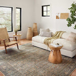 OVERSTOCK RUG - Loloi Adrian Terracotta / Multi Rug - 2'6" x 7'6" IN STORE - Sale Rugs Loloi