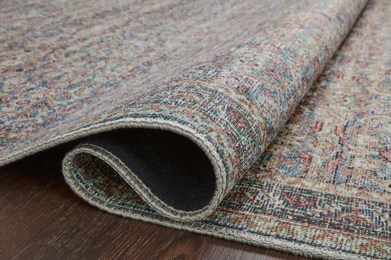 Loloi Adrian Denim / Multi Rug 2-RUGS-patterned Loloi