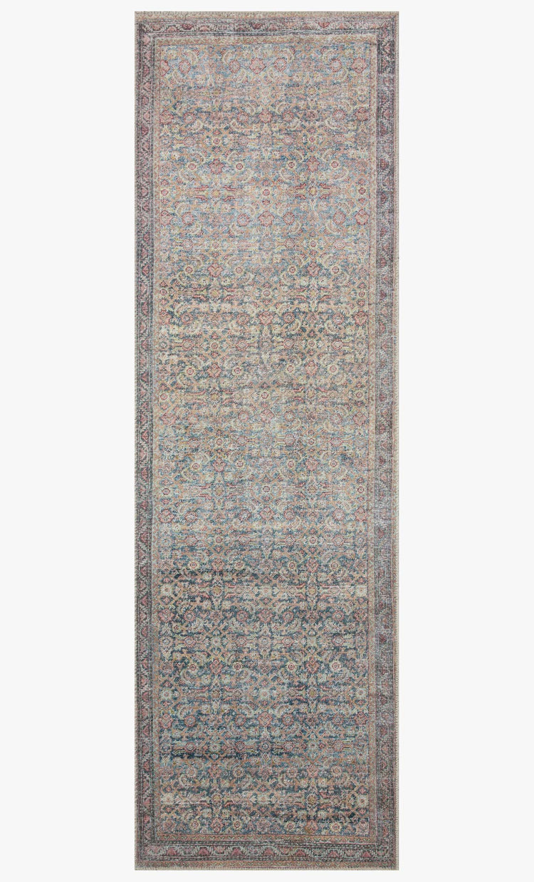 Loloi Adrian Denim / Multi Rug 2-RUGS-patterned Loloi