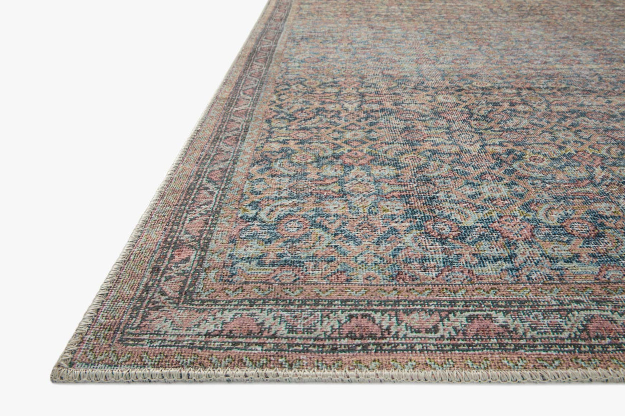 Loloi Adrian Denim / Multi Rug 2-RUGS-patterned Loloi