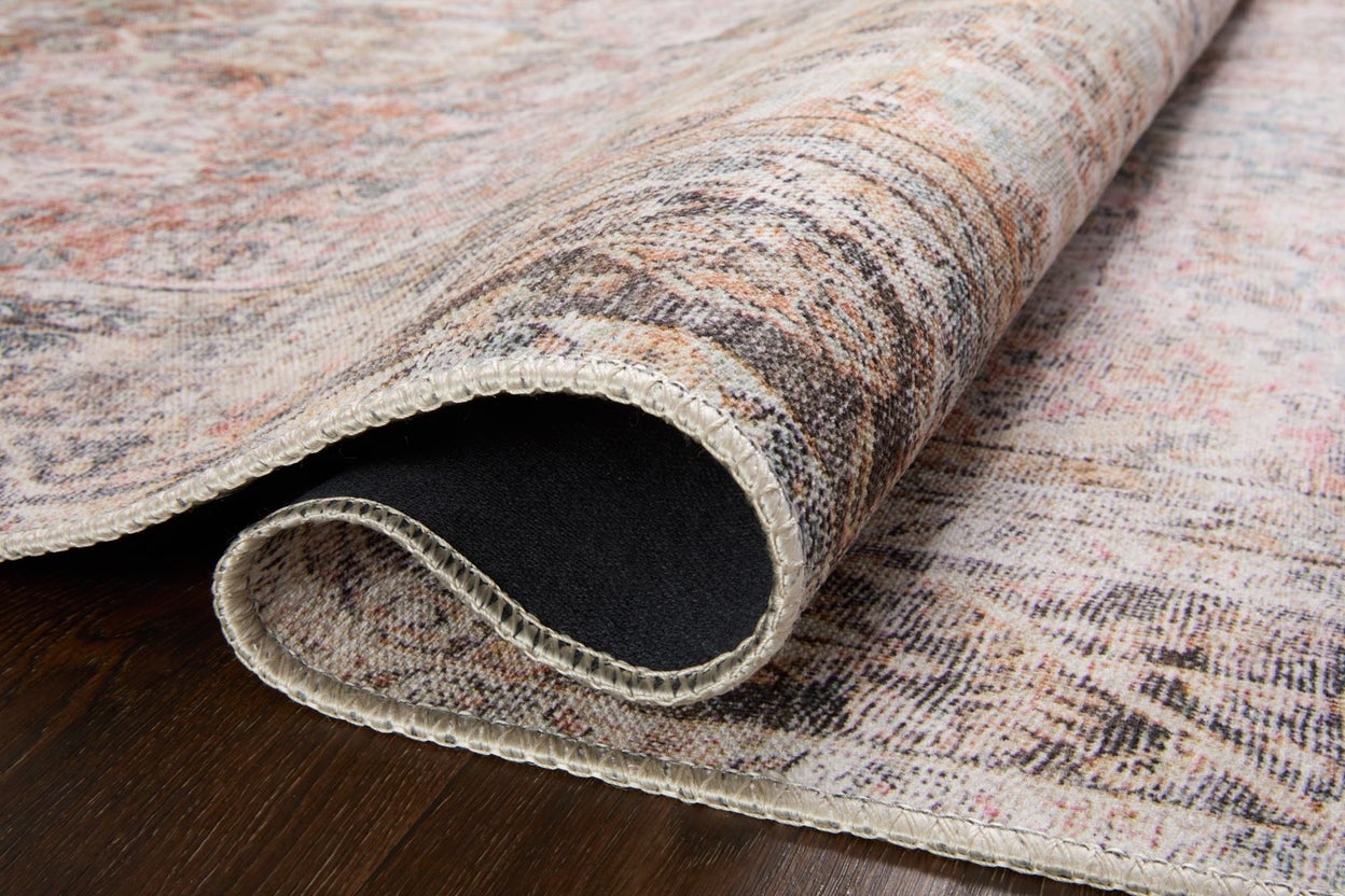 Loloi Adrian Sunset / Charcoal Rug 0-RUGS-patterned Loloi