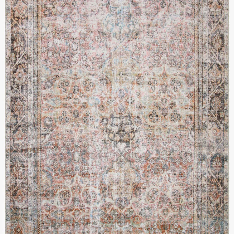 Loloi Adrian Sunset / Charcoal Rug 0-RUGS-patterned Loloi