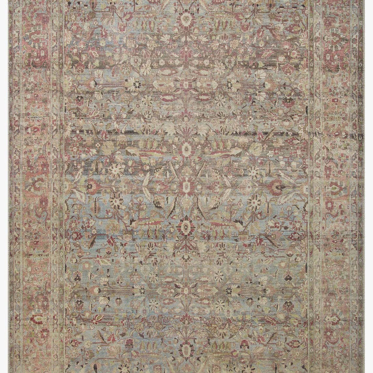 Loloi Adrian Ocean / Clay Rug 0-RUGS-patterned Loloi