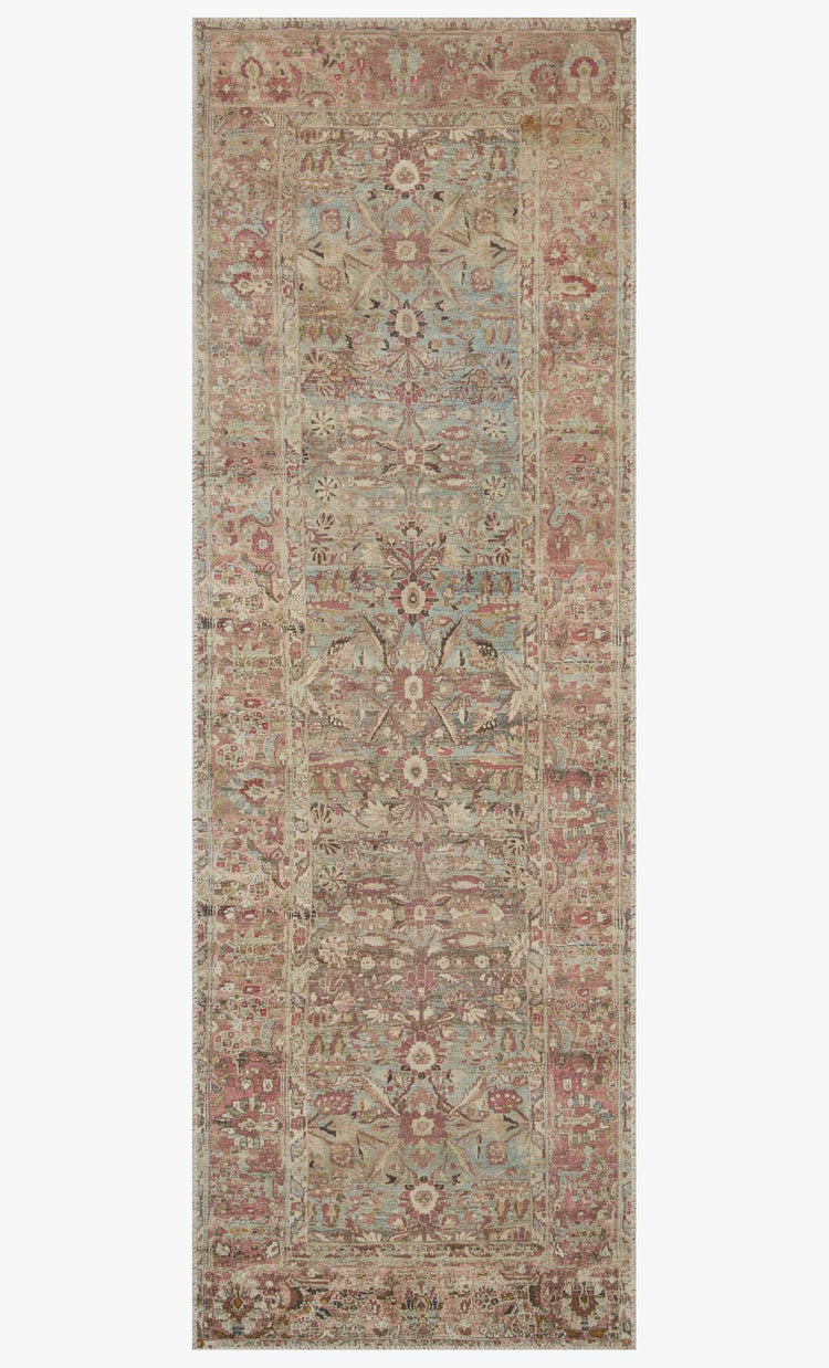 Loloi Adrian Ocean / Clay Rug 0-RUGS-patterned Loloi