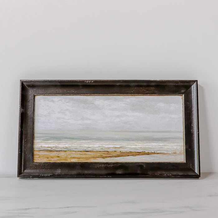 “Rolling Waves Petite Seascape” Framed Art Print - Rug & Weave