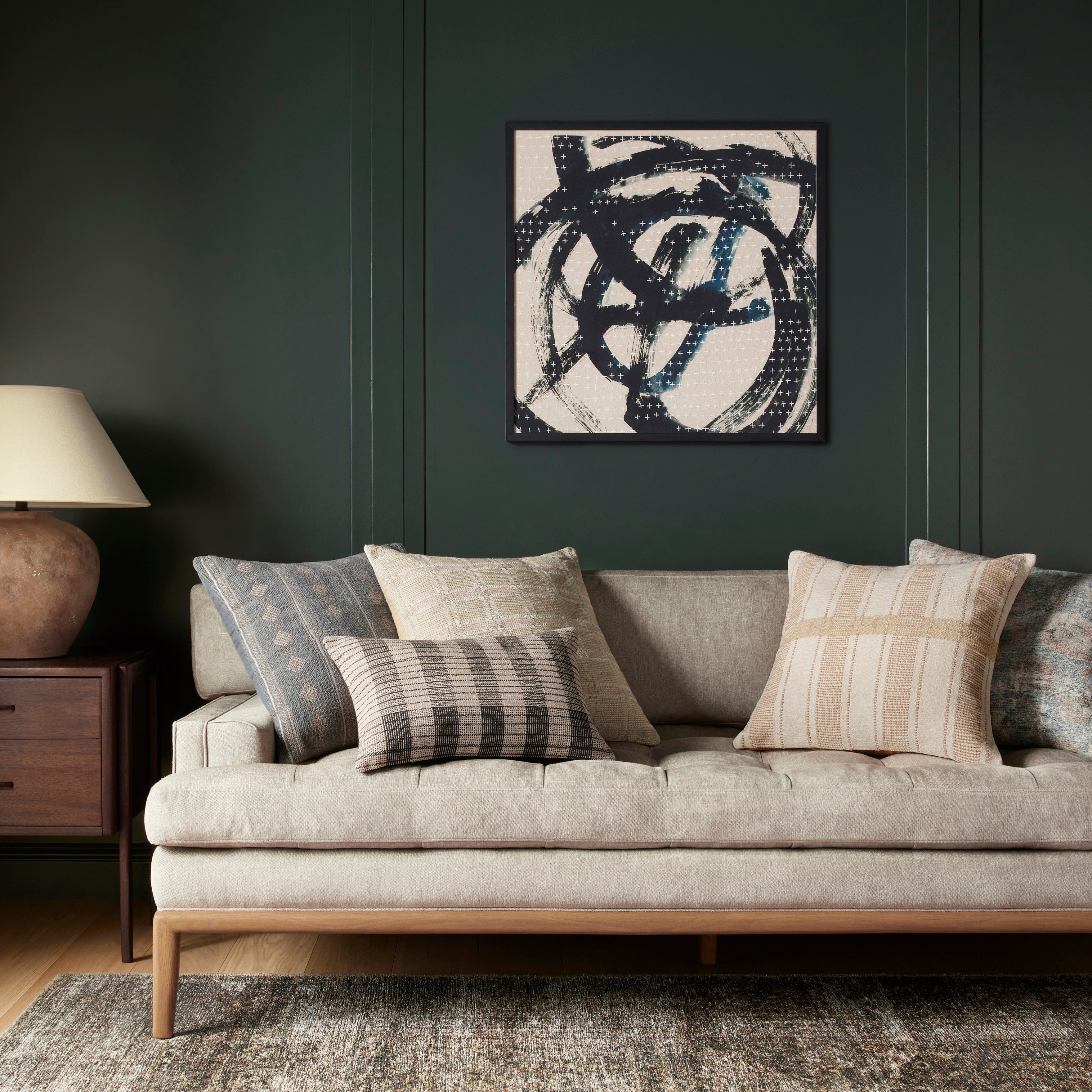 Amber Lewis x Loloi Alastair Framed Art ARTWORK - framed print Loloi