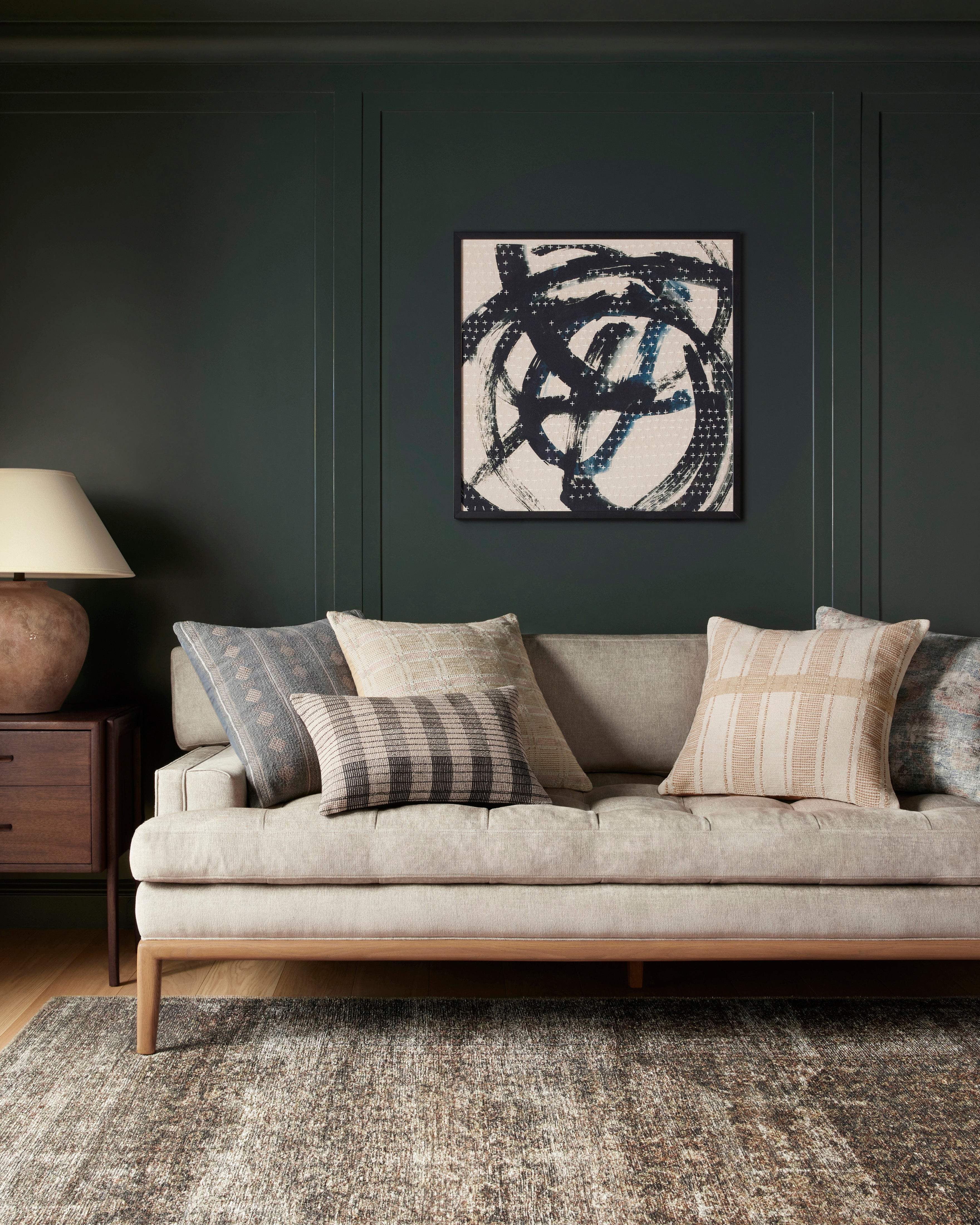 Amber Lewis x Loloi Alastair Framed Art ARTWORK - framed print Loloi