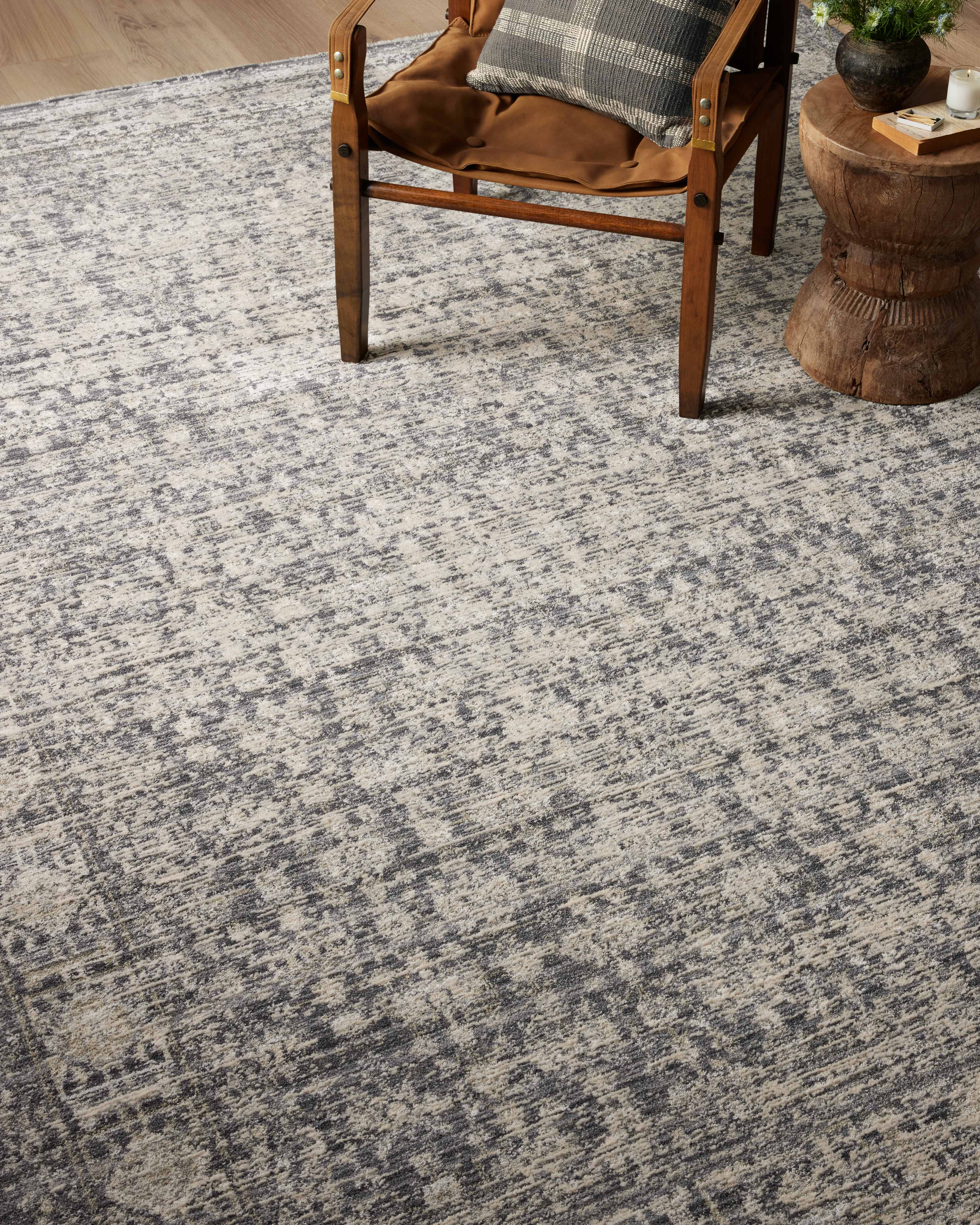 Amber Lewis x Loloi Alie Charcoal / Dove - Rug & Weave