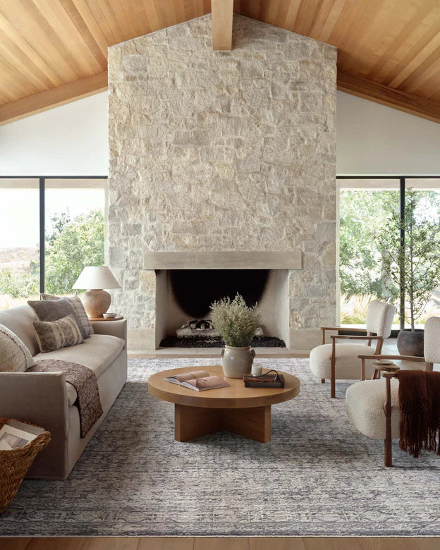 Amber Lewis x Loloi Alie Charcoal / Dove - Rug & Weave