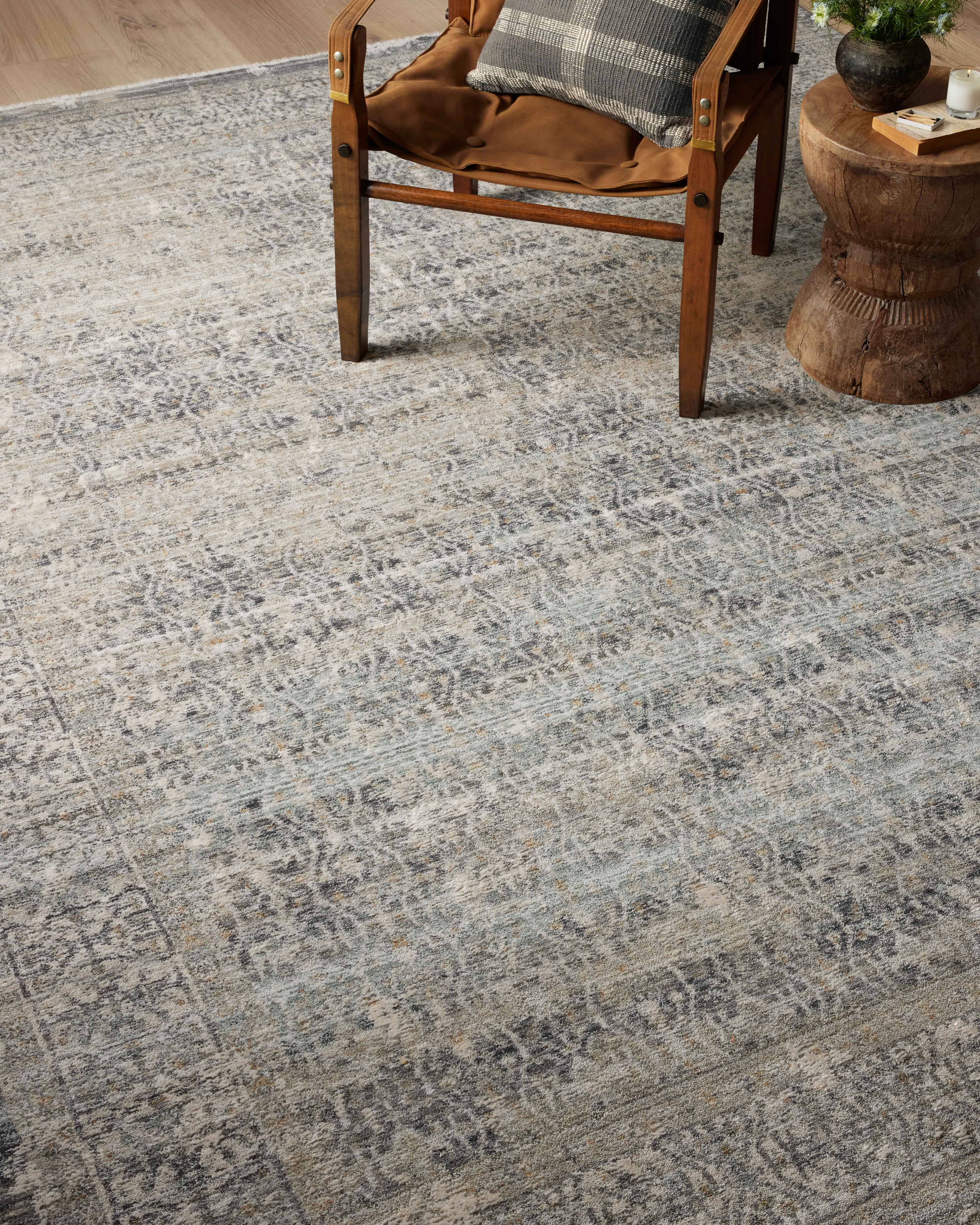 Amber Lewis x Loloi Alie Sky / Stone 0-patterned rugs Loloi