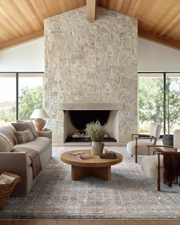 Amber Lewis x Loloi Alie Sky / Stone 0-patterned rugs Loloi