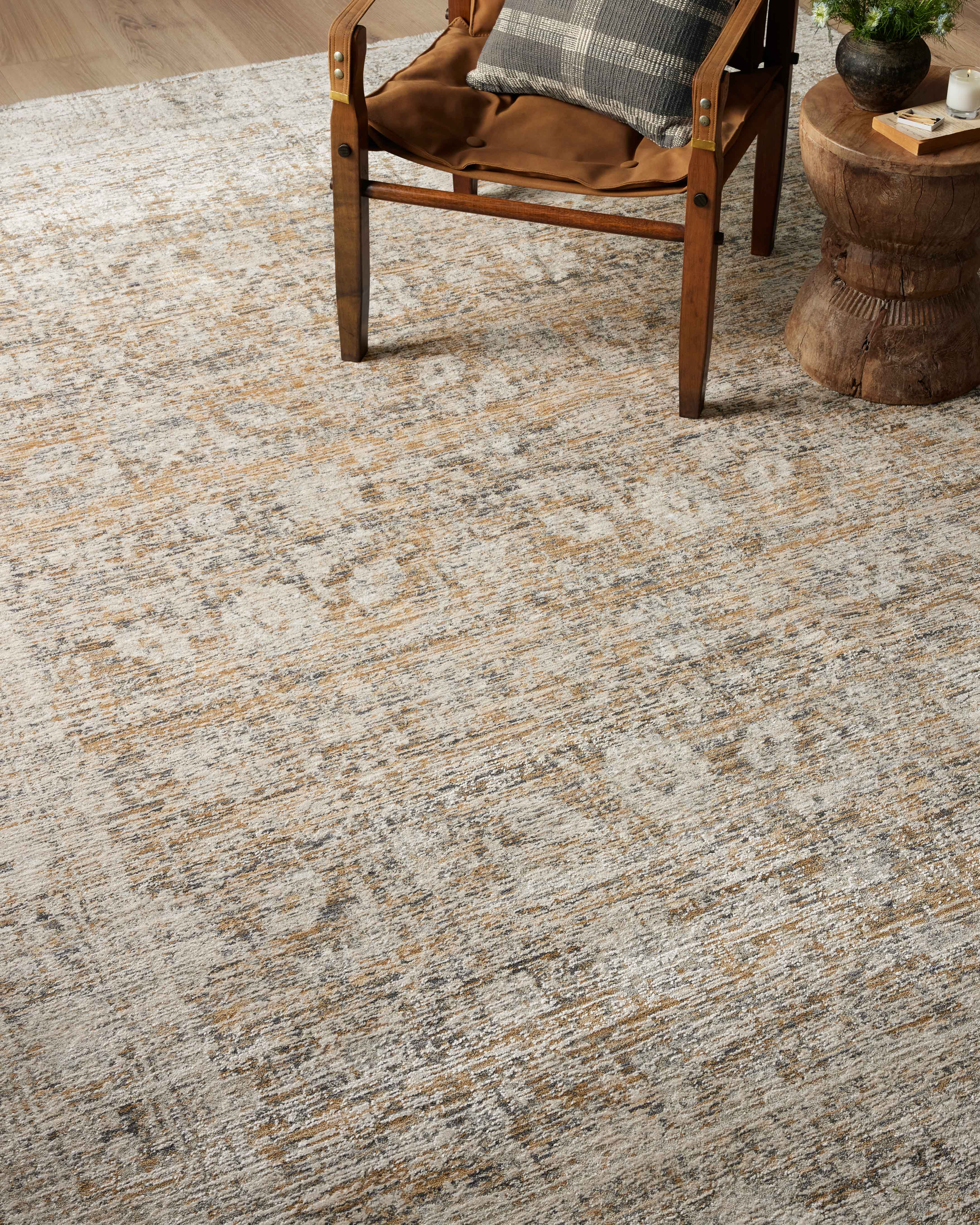 Amber Lewis x Loloi Alie Gold / Beige 0-patterned rugs Loloi