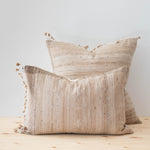 Sandy Tussar Fringe Pillow Cover - Rug & Weave