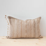 Sandy Tussar Fringe Pillow Cover - Rug & Weave