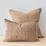 Mocha Tussar Pillow Cover - Rug & Weave