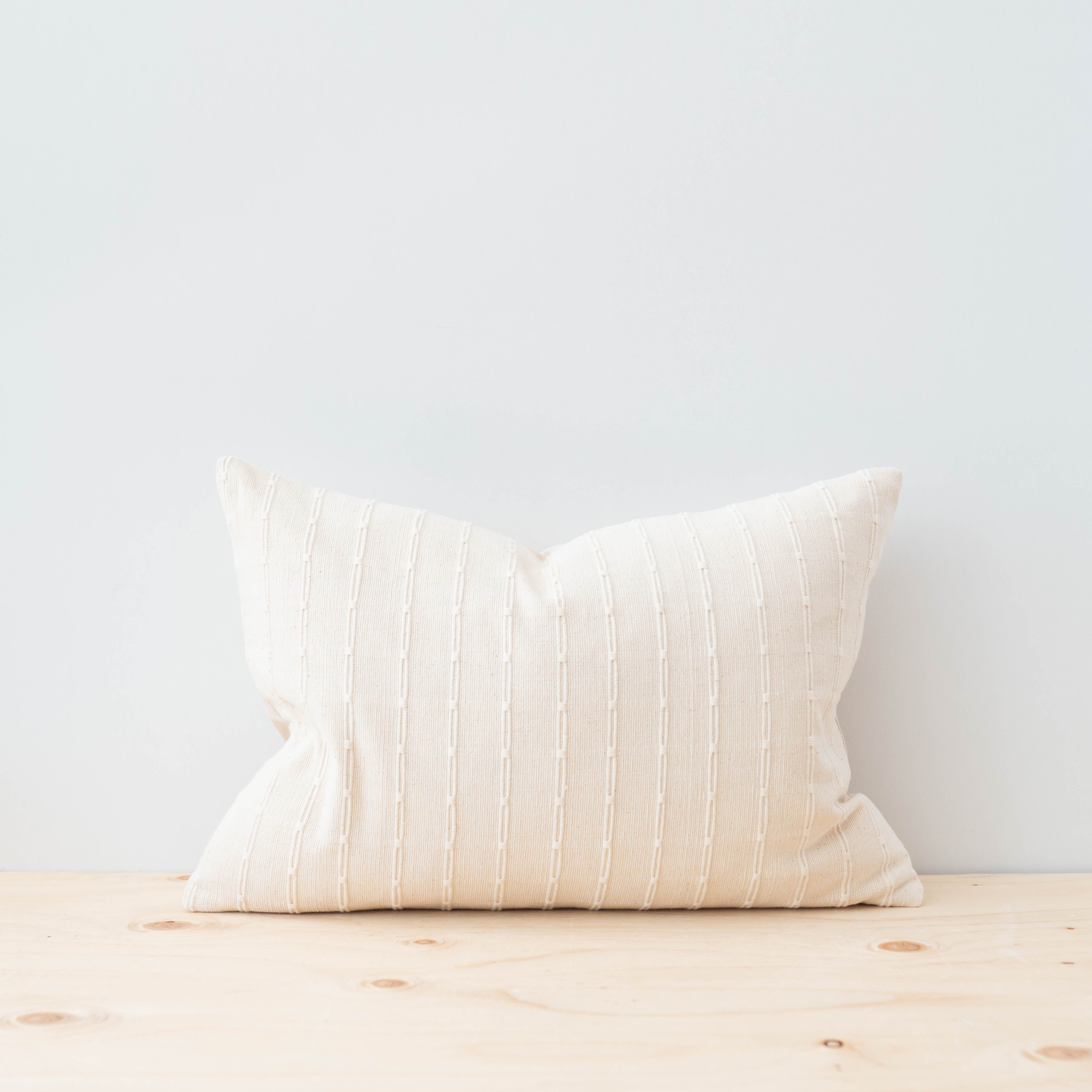Millie Woven Pillow Cover 1 - PILLOWS - Thai - neutral Rug & Weave Pillows