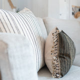 Thai Woven Stripes Pillow Cover - Rug & Weave