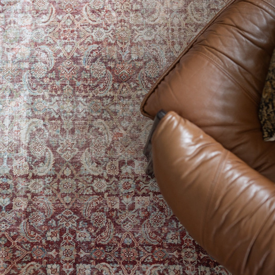 Loloi Layla Cinnamon / Sage Rug 1-RUGS-patterned Loloi