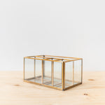 Brass & Glass Storage Organiser storage container Society of Lifestyle (Faire)