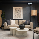 Gus* Modern Odeon Coffee Table - Pearl 4 - b - FURNITURE - coffee table - round Gus