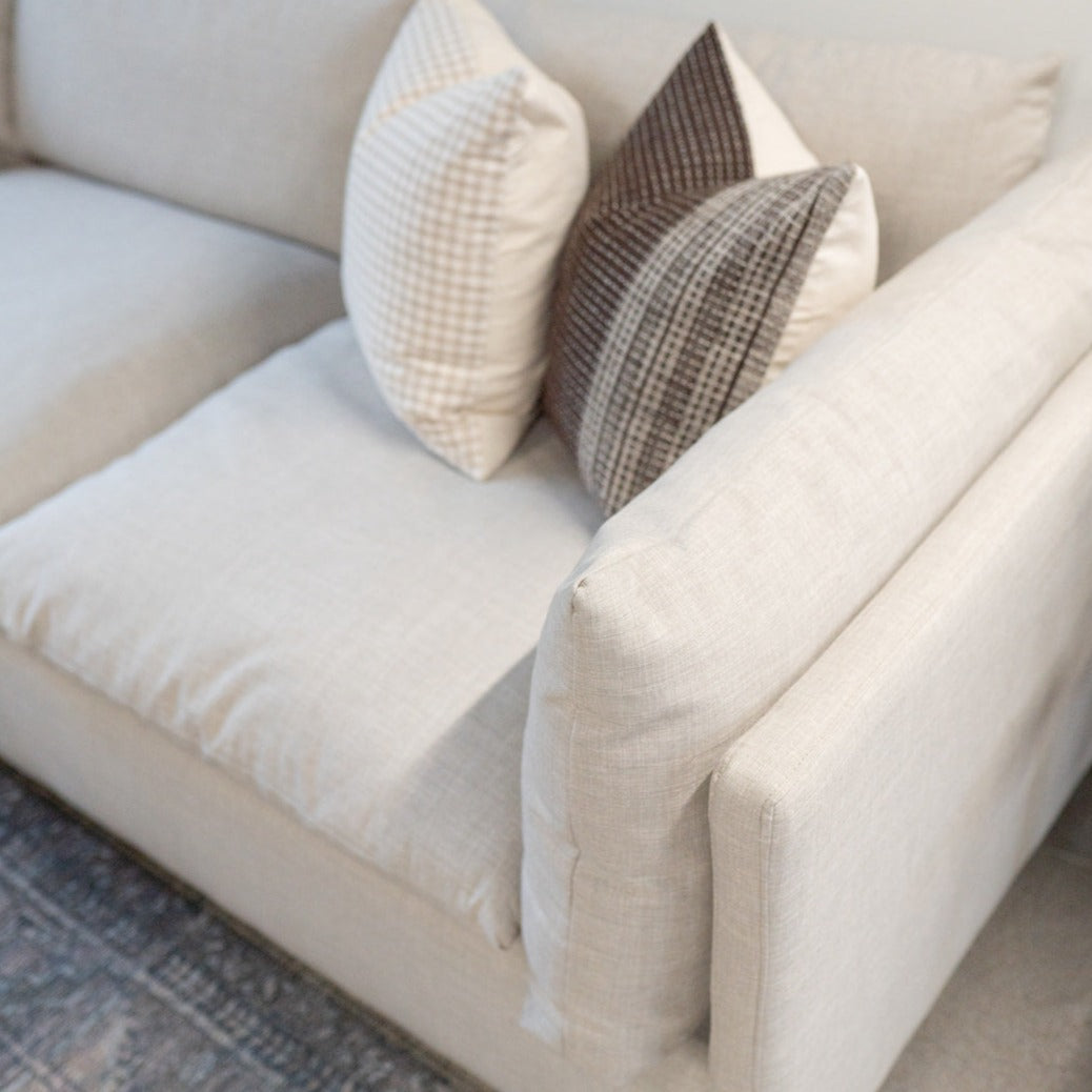 Walden 2 Piece Sectional - Moon - Rug & Weave