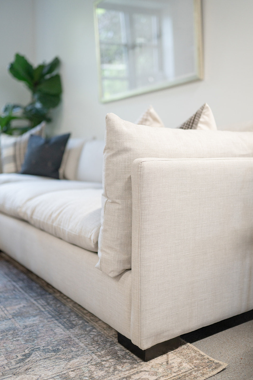 Walden 2 Piece Sectional - Moon - Rug & Weave