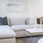 Walden 2 Piece Sectional - Moon - Rug & Weave