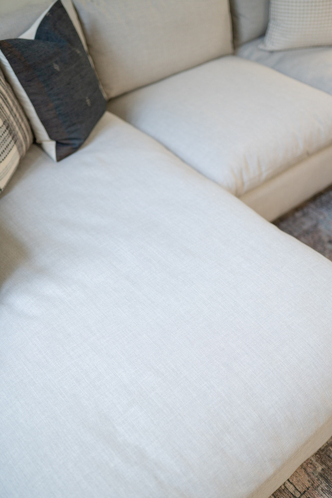 Walden 2 Piece Sectional - Moon - Rug & Weave