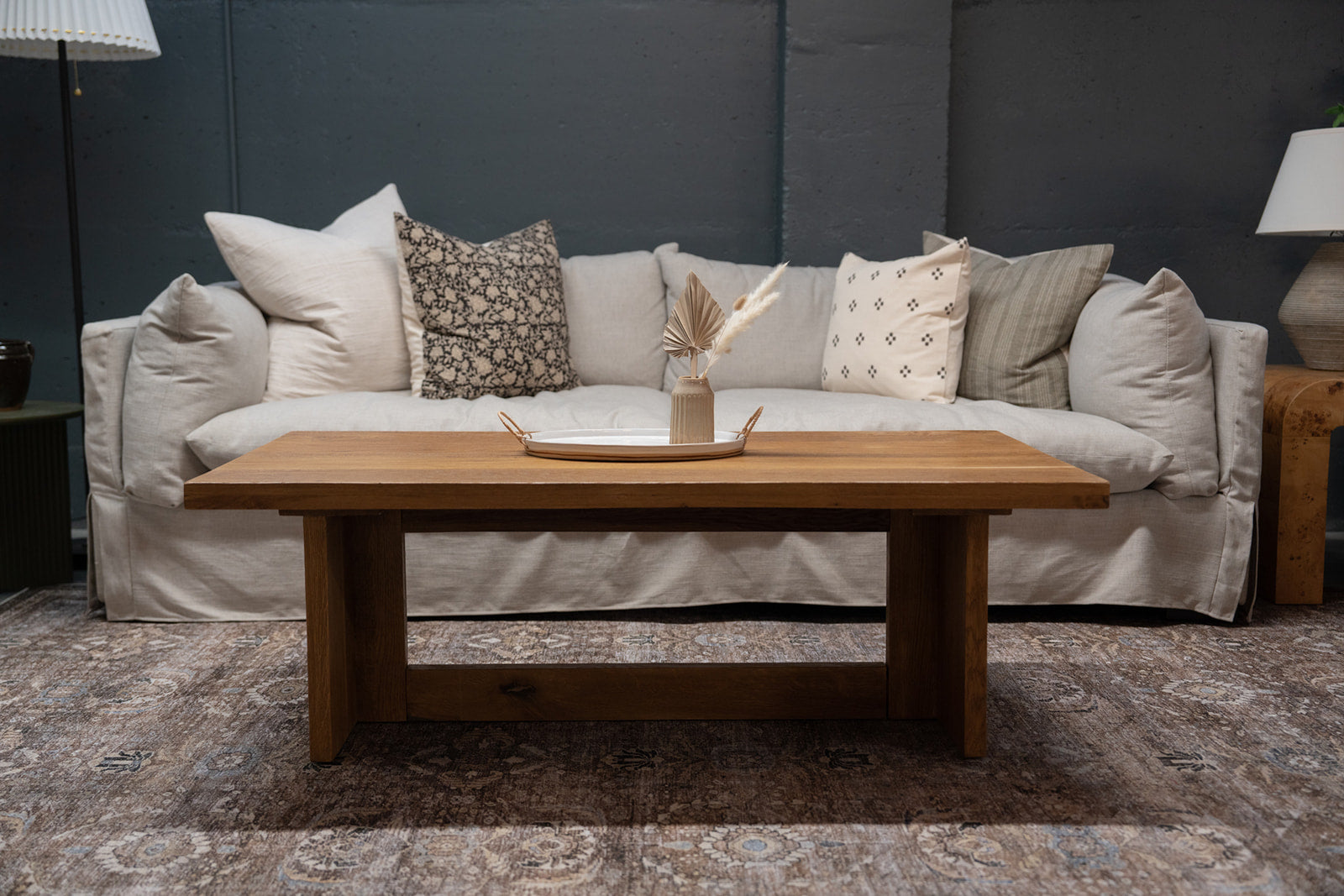 Erie Coffee Table - Dark Smoked Oak 4 - a - FURNITURE - coffee table - rectangle Four Hands