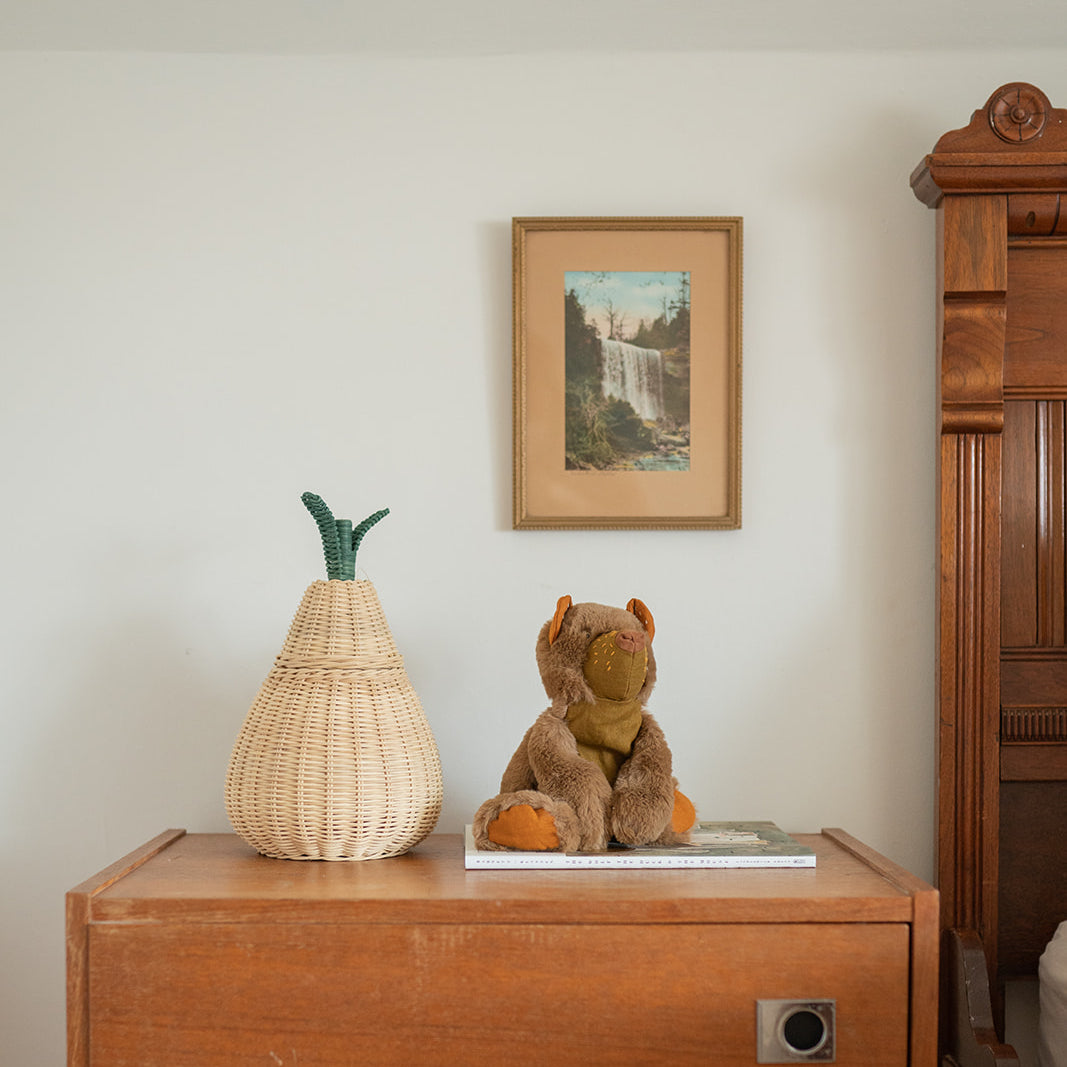 Handmade Rattan Pear Basket - Rug & Weave