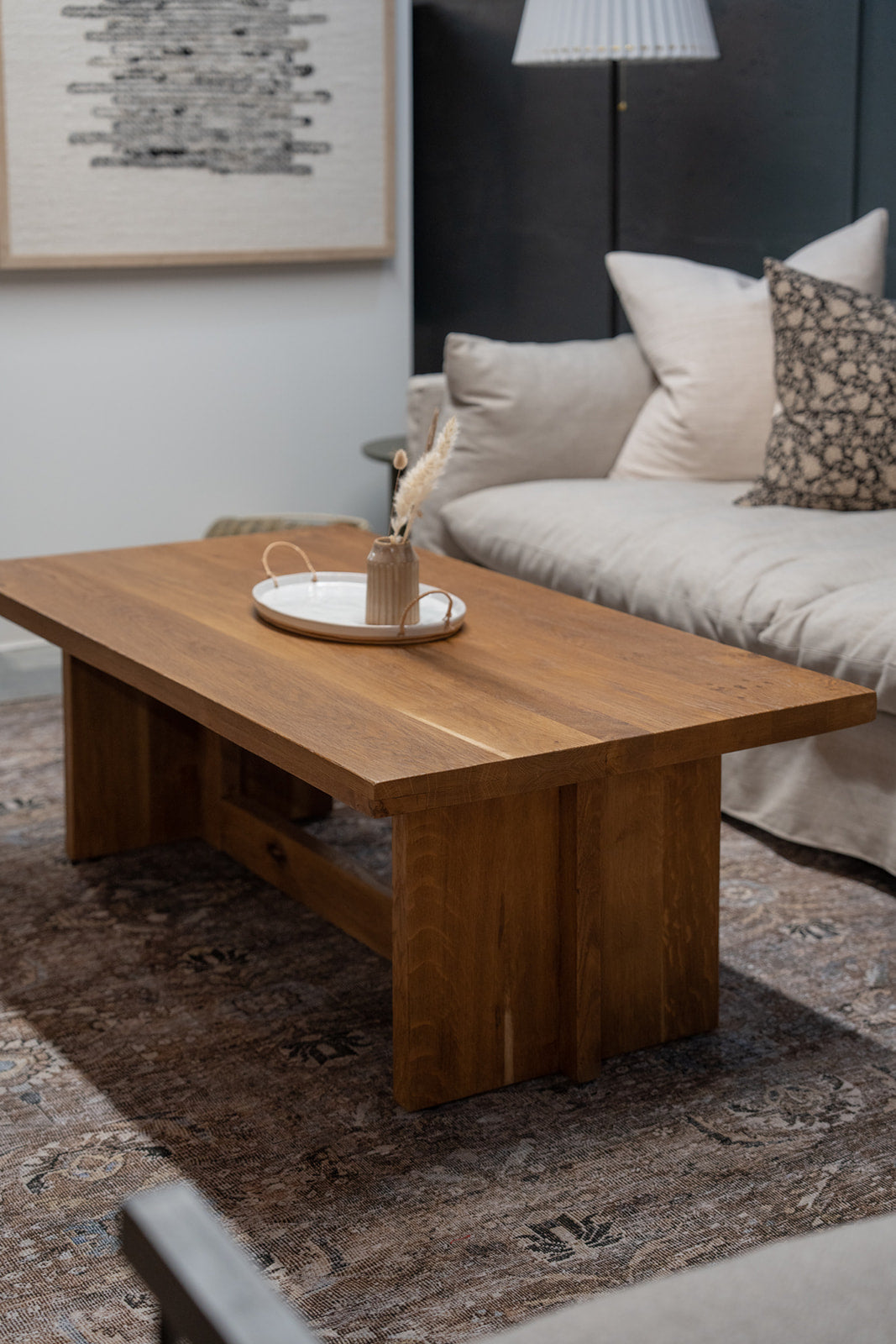 Erie Coffee Table - Dark Smoked Oak 4 - a - FURNITURE - coffee table - rectangle Four Hands