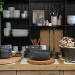 Sawyer Reclaimed Wood Island with Marble inserts 7 - FURNITURE - sideboard/cabinet Hauer Market