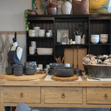FLOOR MODEL - Sawyer Reclaimed Wood Island with Marble inserts FURNITURE - floor model Hauer Market