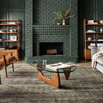 Loloi Amara Charcoal / Lagoon Rug 1-RUGS - patterned Loloi