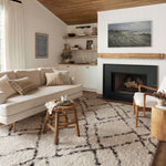 Angela Rose x Loloi Amira Ivory / Bark Rug 0-RUGS-patterned Loloi