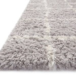 Angela Rose x Loloi Amira Silver / Ivory Rug 0-RUGS-patterned Loloi