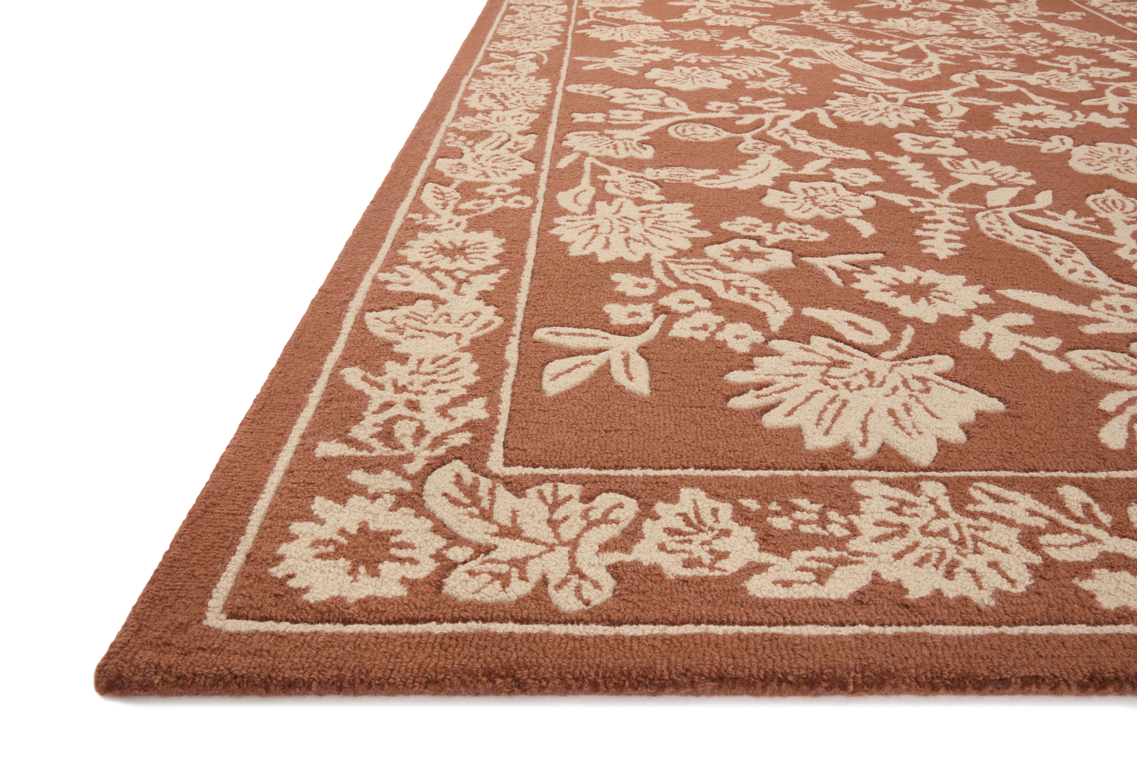 Rifle Paper Co. x Loloi Arboretum Amber Rug 1-RUGS-wool rugs Loloi