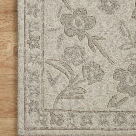 Rifle Paper Co. X Loloi/ Arboretum Rose Garden Ivory Rug - Rug & Weave