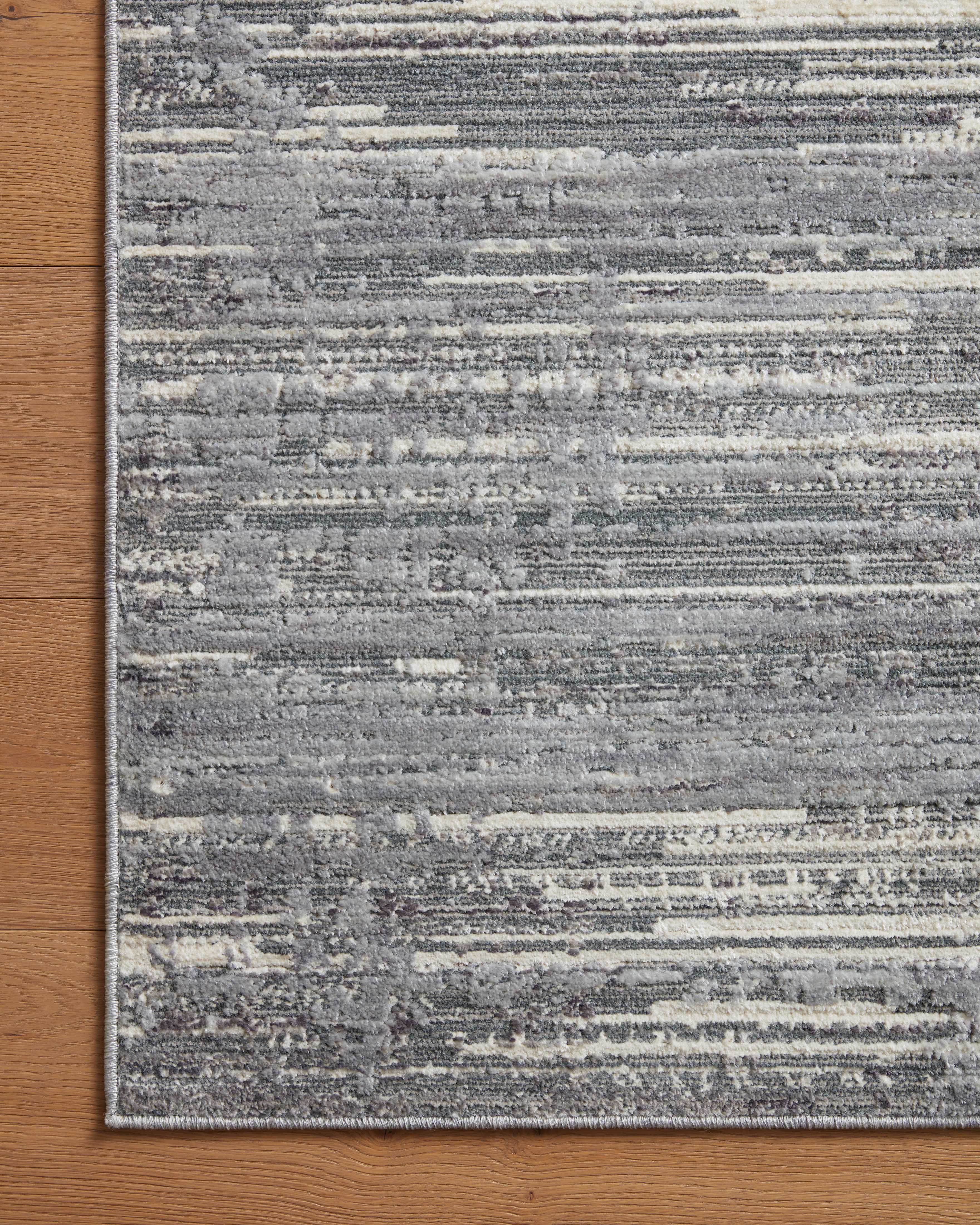 Loloi Arden Grey / Ivory Rug 0-RUGS-patterned Loloi